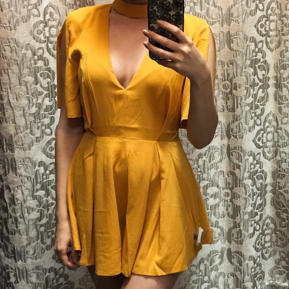 Mustard Yellow Romper